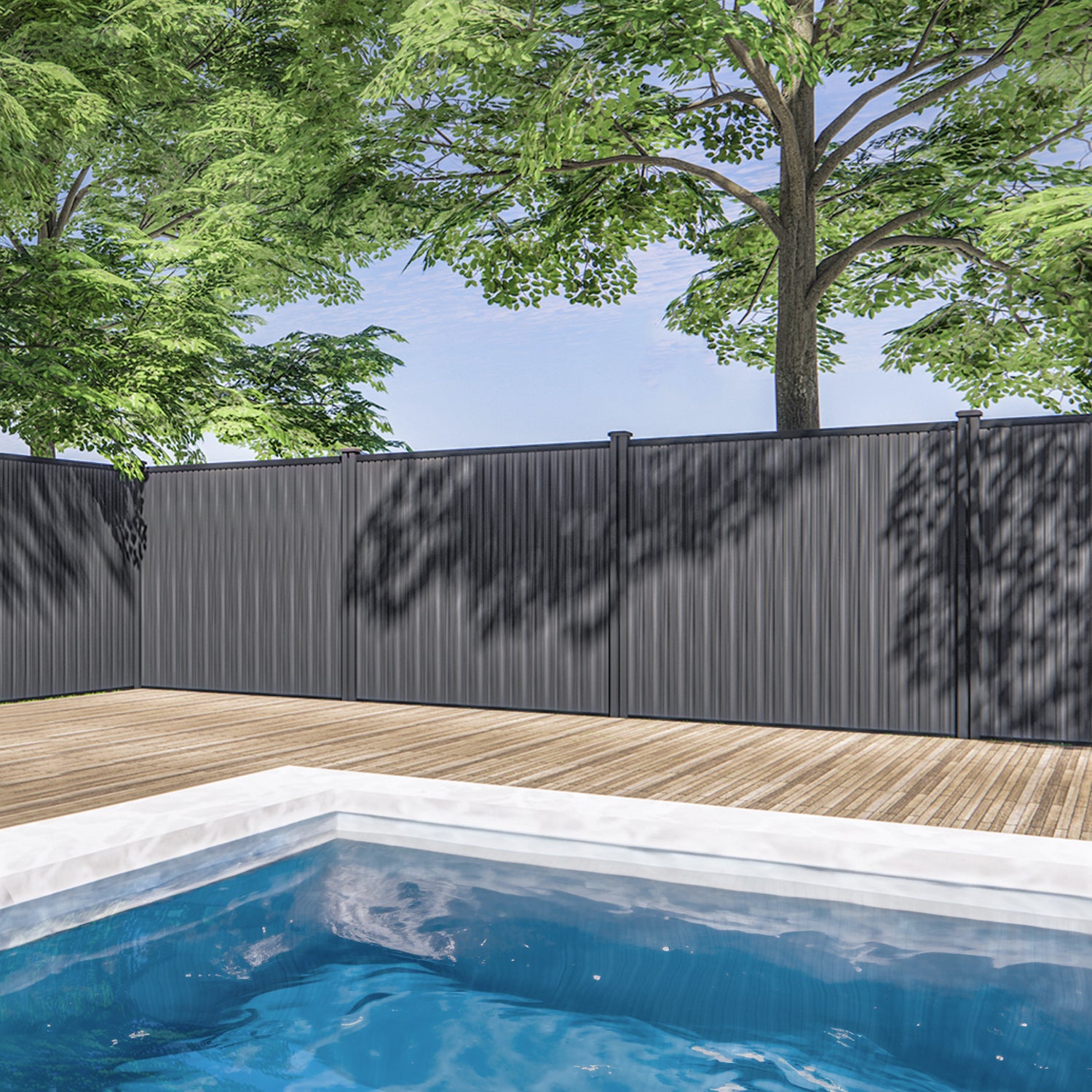 Frontline 6'x6' Composit Fence Set